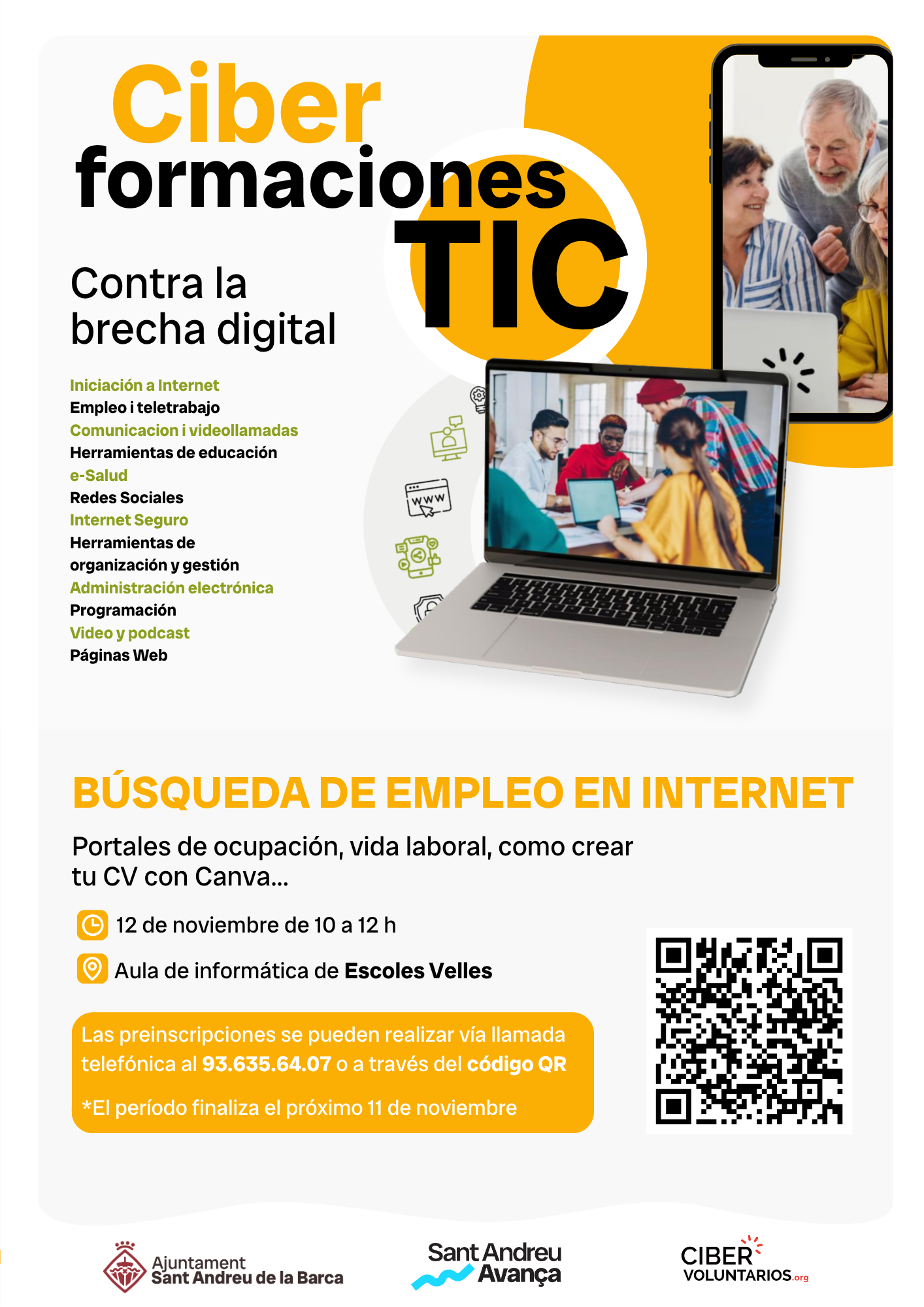 Ciberformaciones TIC: Búsqueda de empleo en internet